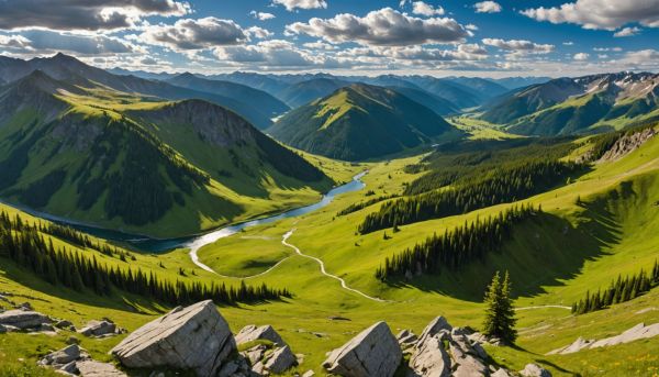 Panoramas grandioses et vallées verdoyantes isolées